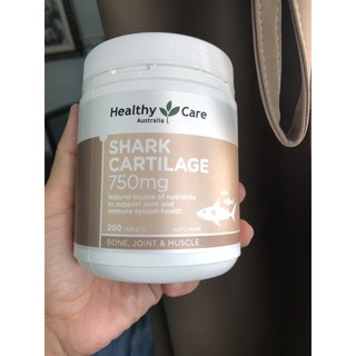 Viên uống Sụn Vi Cá Mập Healthy Care Shark Cartilage 750mg 200 viên