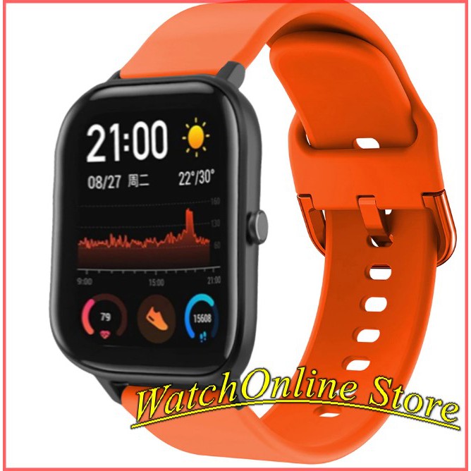 Dây đeo su trơn SIKAI dành cho Xiaomi Amazfit GTS GTS2 GTS 2e GTS 2 mini GTS 4 GTS mini