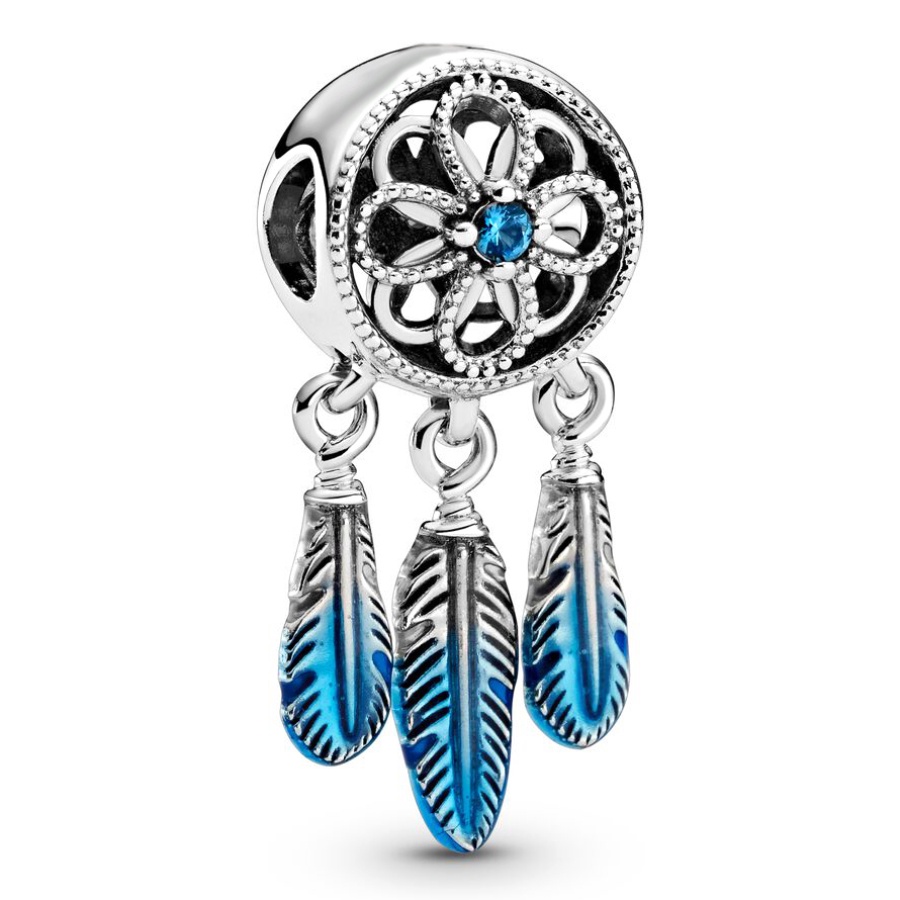 Hạt Charm Hình Trái Tim / Ngôi Sao / Pha Lê Màu Sắc Bạc Độc Đáo Dùng Làm Trang Sức DIY