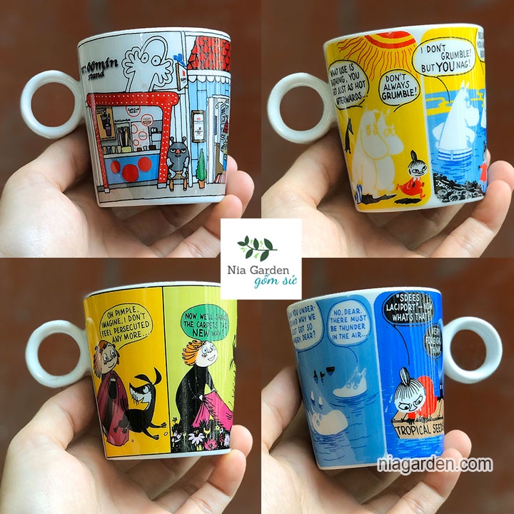 (L52) Ly sứ Moomin Valley nhỏ uống trà, cà phê - GS1