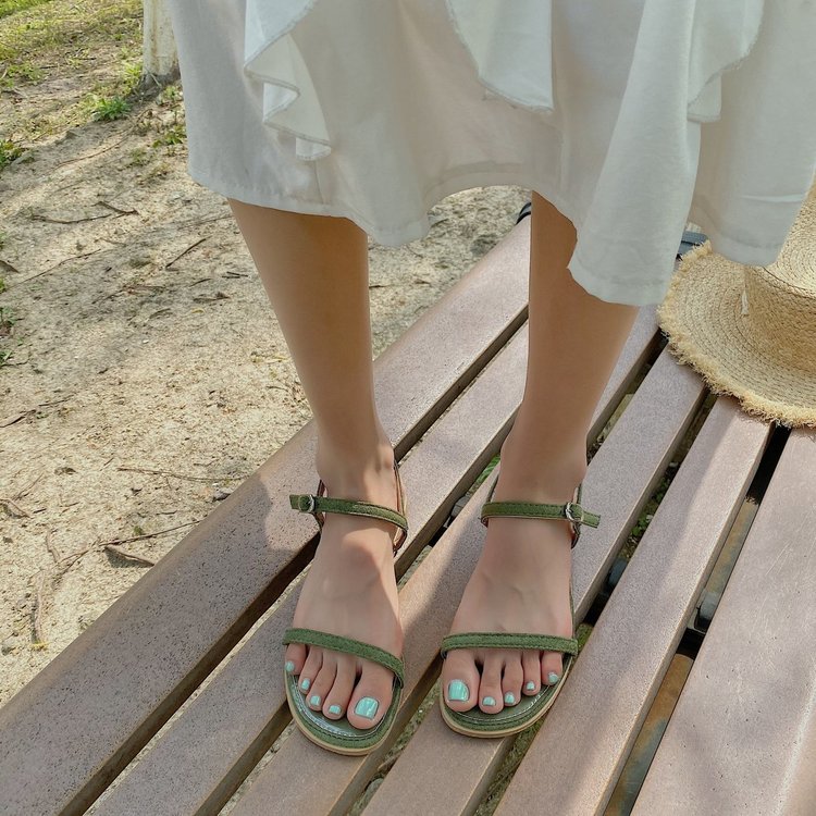 Xăng đan Đế Bằng Phối Dây Thời Trang Cho Nữ | BigBuy360 - bigbuy360.vn