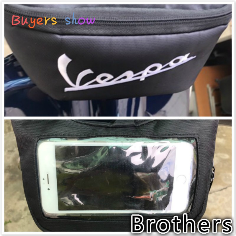 Túi đựng găng tay chống nước treo tay lái xe máy VESPA model LX LXV 125 150 GTS GTV 300 250 GTS300 HPE