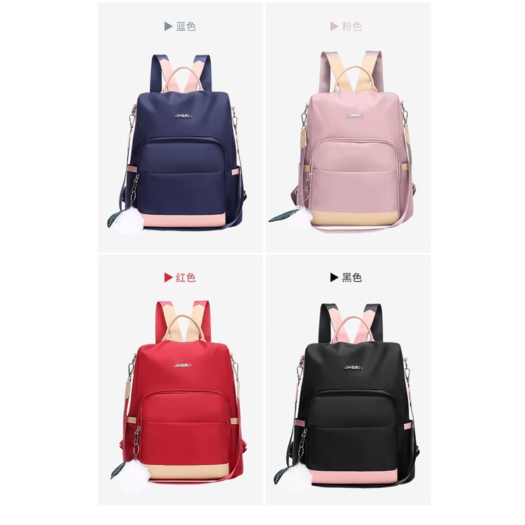 Ba Lô Du Lịch Vải Canvas Chống Thấm Nước Dành Cho Nữ