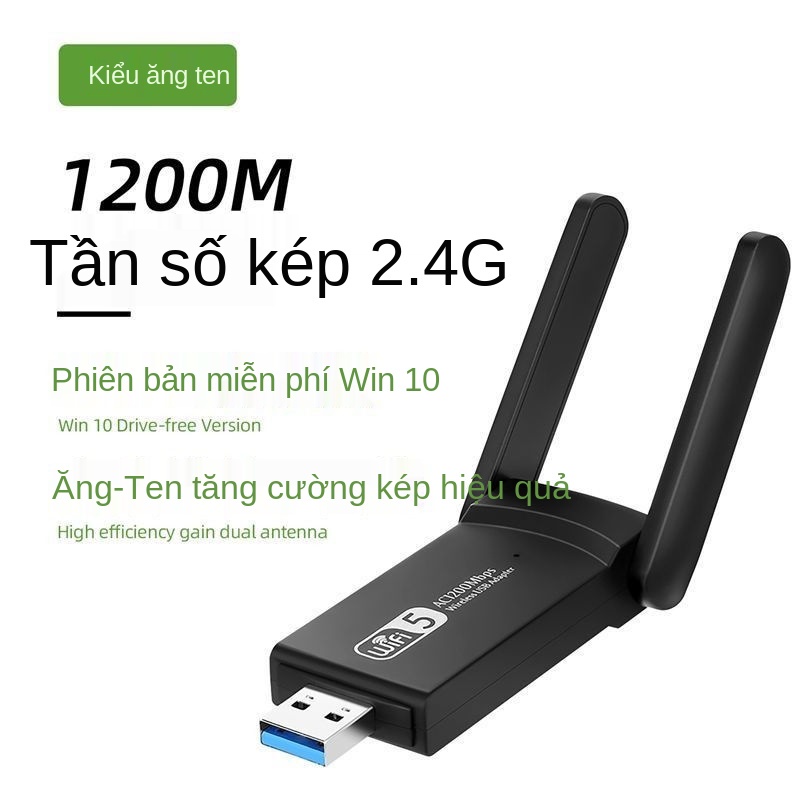 ổ đĩa miễn phí Thẻ mạng không dây USB máy tính để bàn máy tính xách tay Bộ nhận tín hiệu mạng WIFI