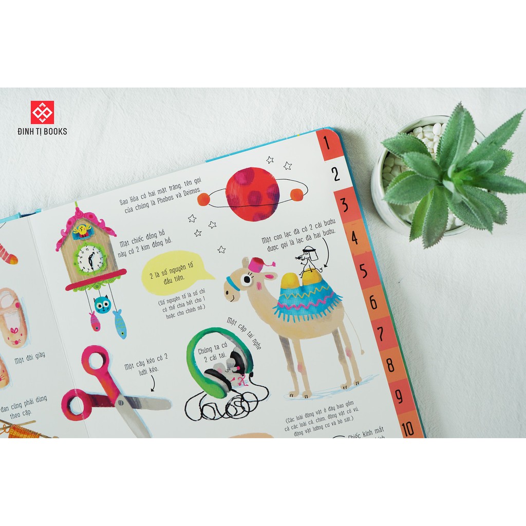 Sách - Big Book of numbers - Cuốn sách khổng lồ về các con số