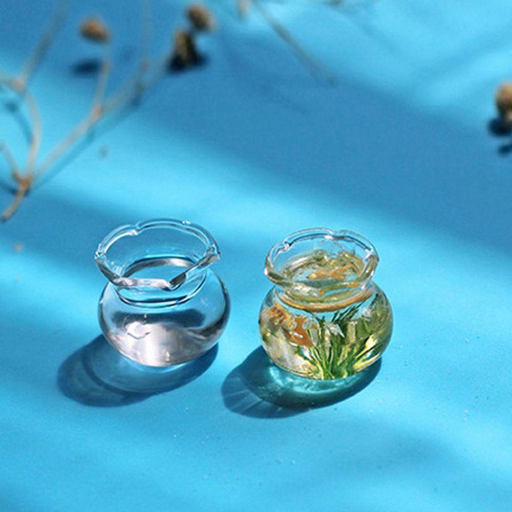 SUSANS Kính Bể Cá Thủy Tinh Trang Trí Nhà Búp Bê Tỉ Lệ 1 / 12