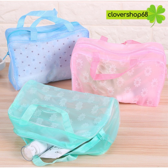 Túi Nhựa Đựng Mỹ Phẩm, Đồ Ướt Du Lịch 🍀 Clovershop68 🍀