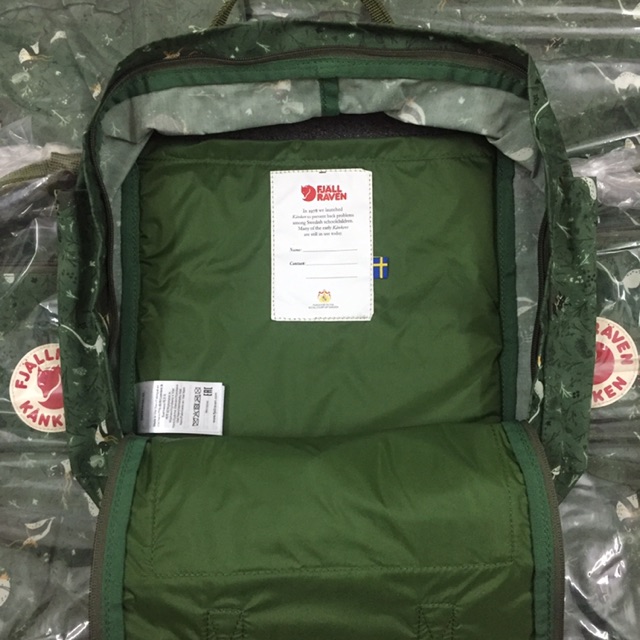 Balo Fjallraven Kanken Art - Green Fable  - Size laptop14 inch, phù hợp đi học, đi làm và du lịch