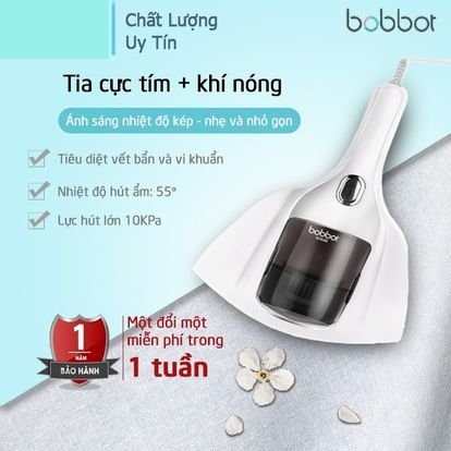 Máy hút bụi diệt khuẩn giường đệm, sofa, khử trùng bằng tia UV cao cấp Bobbot | BigBuy360 - bigbuy360.vn