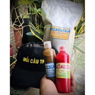 Mồi câu cá tra, chép, trê, chim: cốt thơm tp, cốt tanh tp, cám tp