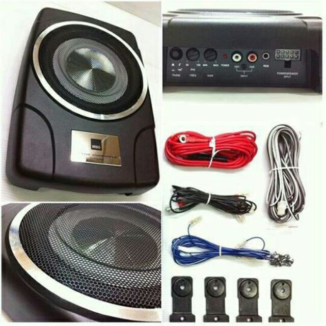 Loa Sub Gầm Ghế MBQ 10DA  - Loa Siêu Trầm Công Suất 200W Giá Rẻ Cho Ô Tô Xe Hơi