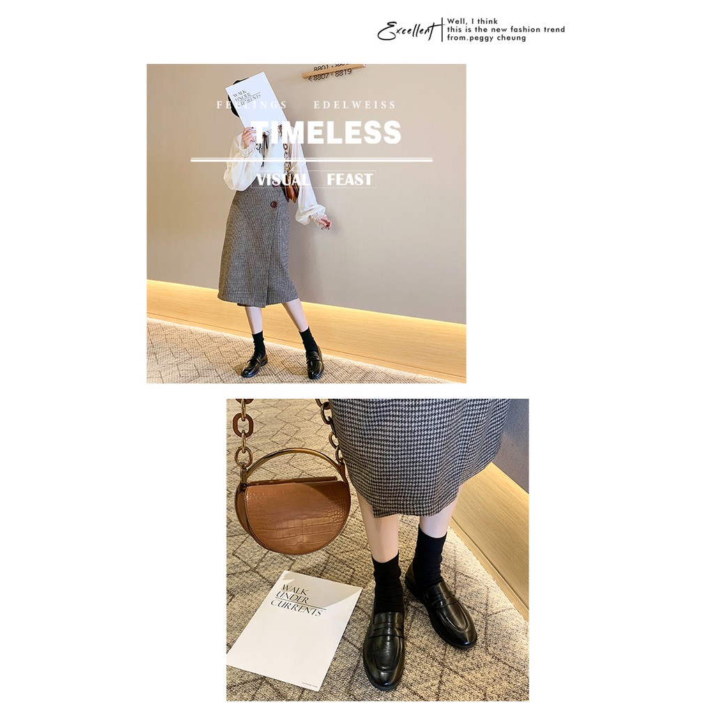 [Order] Mẫu giày Mary Jane trơn 2 màu đen nâu, lên dáng cực xinh | BigBuy360 - bigbuy360.vn