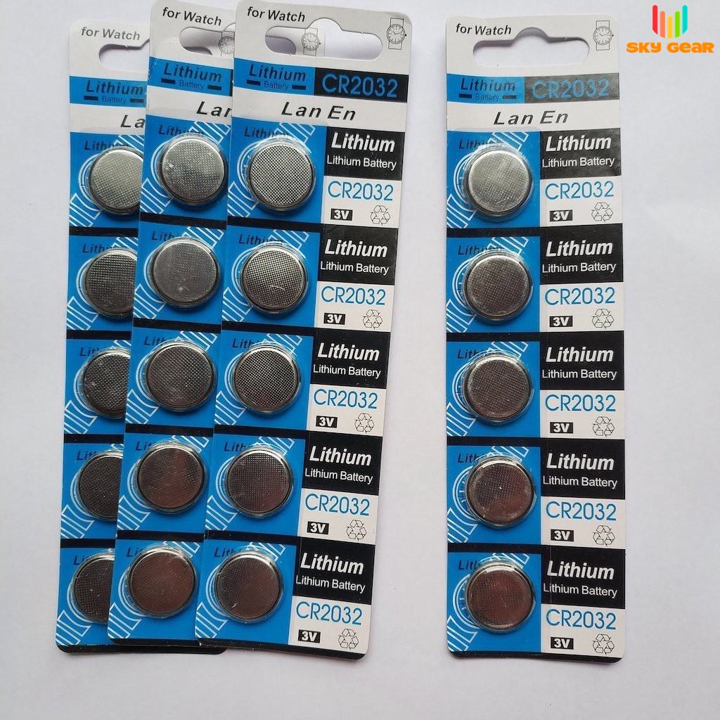 Vỉ 5 Viên CMOS Máy Tính Lan En CR2032 Lithium 3V