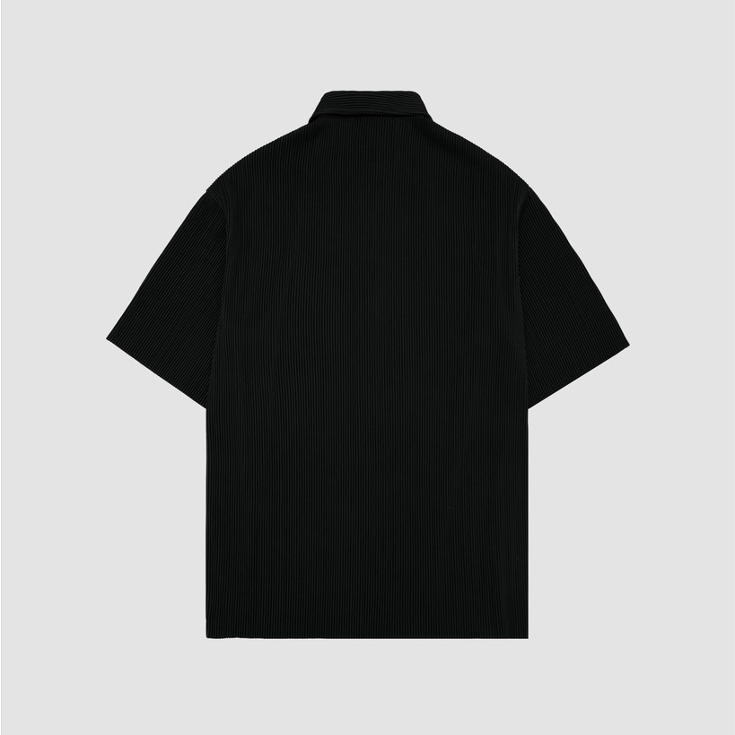 Áo sơmi xếp ly 21ST URBAN Black Comfy Pleated Shirt