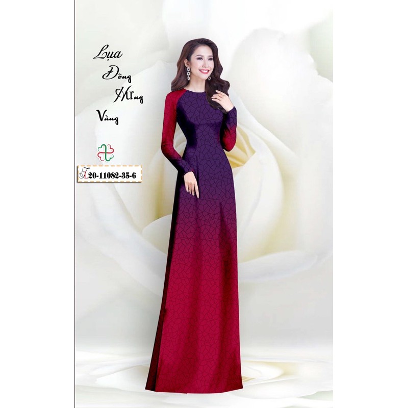 Vải Áo Dài Tằm Ý/ Lụa Nhật/ Đông Hưng Màu Ombre