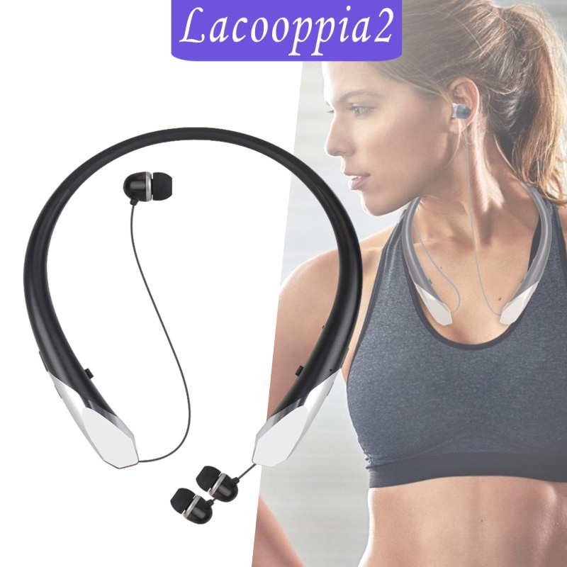 [LACOOPPIA2] Wireless Headphones Headsets Earphone Neckband Headsets w/Mic Sports