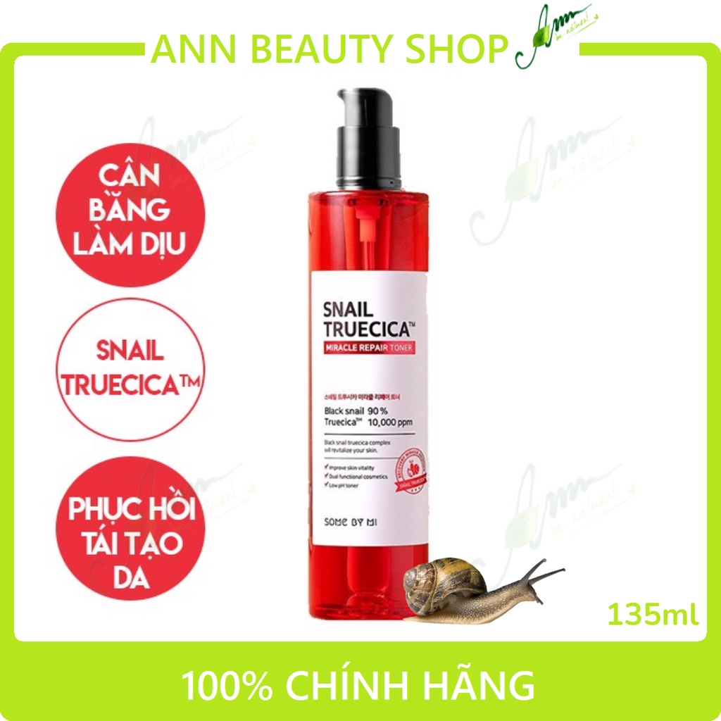 Nước Cân Bằng Some By Mi Snail Truecica Miracle Repair Toner 135ml