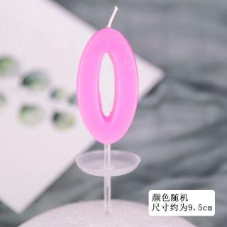 Que cắm nến số từ 0-9 ( màu ngẫu nhiên )