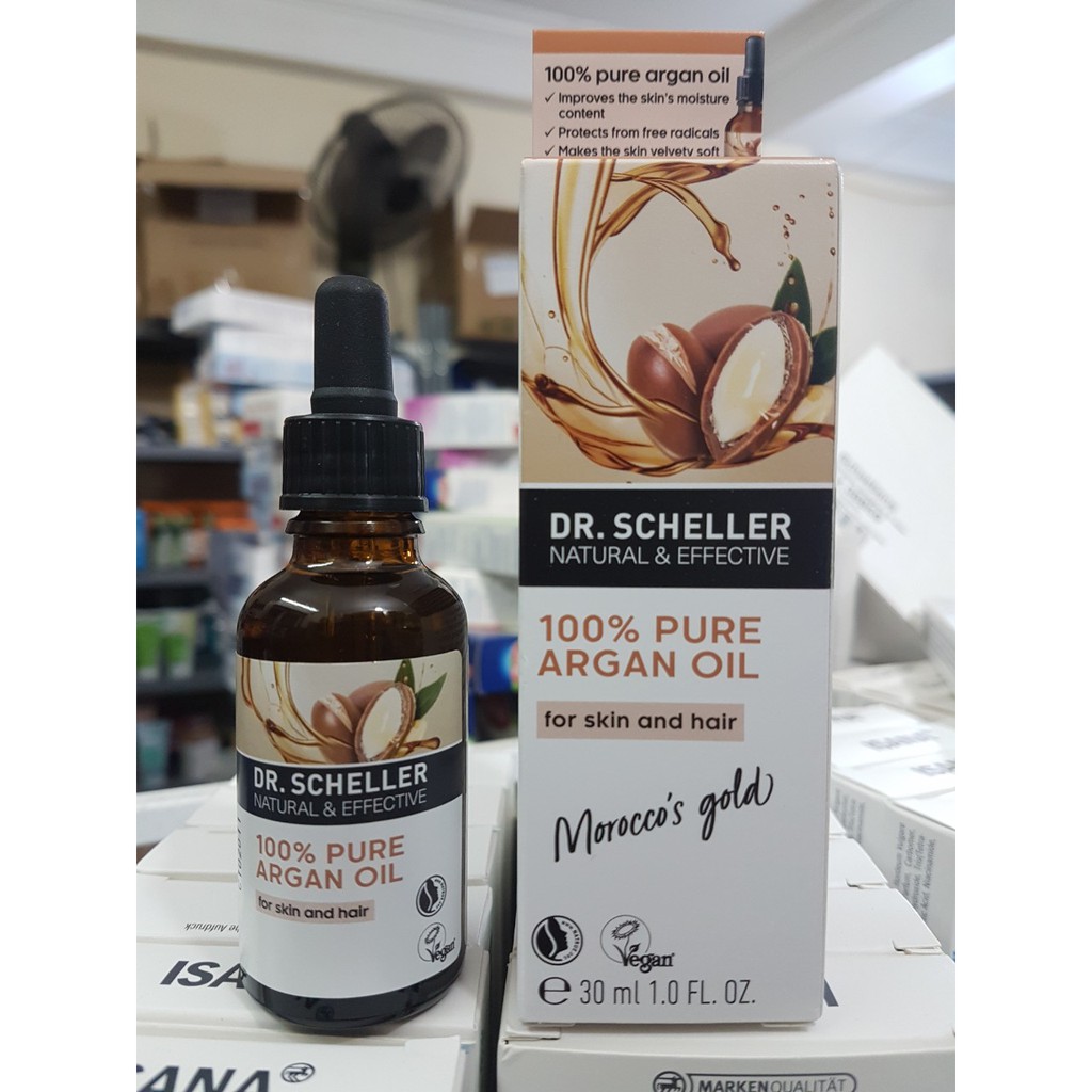 Tinh dầu Argan nguyên chất Dr. Scheller 100% reines Arganol