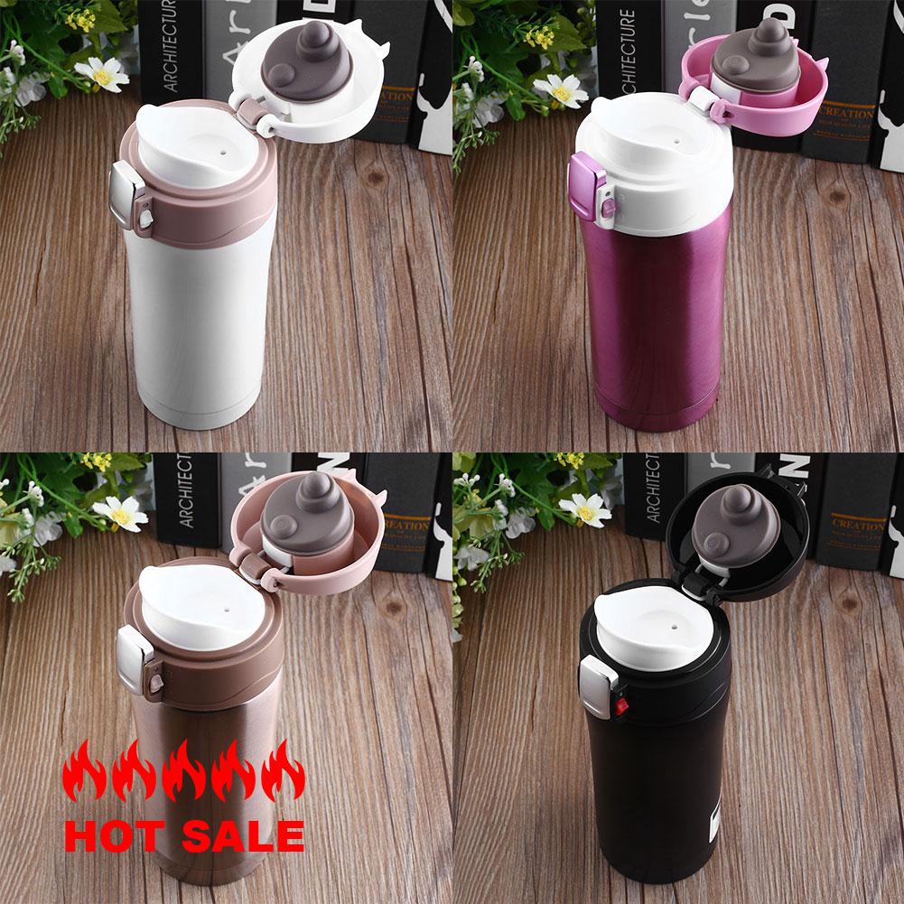 Cup Vacuum Flask Thermos Bottle Stainless Steel 350ML Travel Mug Coffee Portable