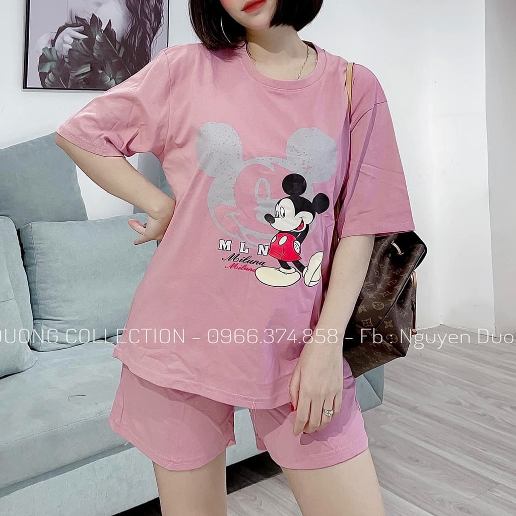 Set đồ nữ cá tính, set quần sóc áo thun đi chơi sang chảnh mùa hè đẹp 8A00175 | BigBuy360 - bigbuy360.vn