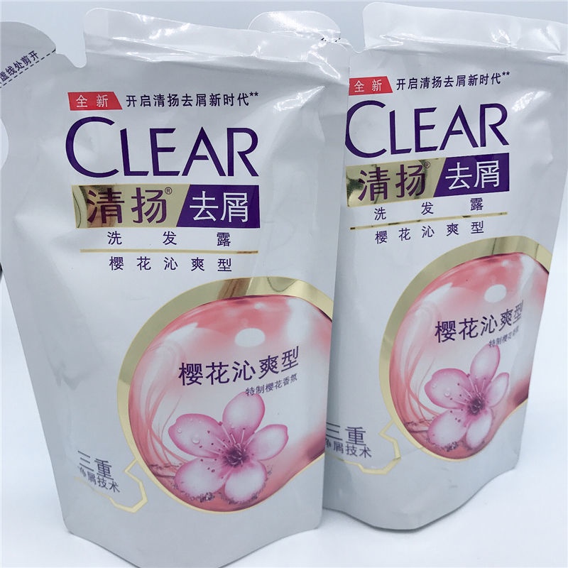 Dầu gội Clear bạc hà và hoa anh đào 200ml dạng túi