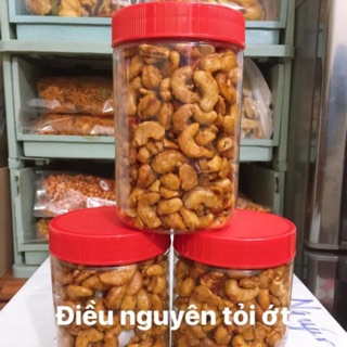 Điều nguyên hạt vị tỏi ớt và tỏi ớt lá chanh.