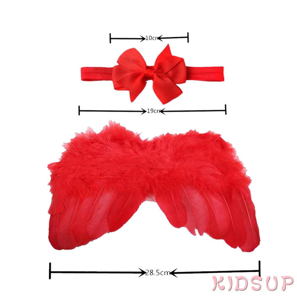 Set Cánh Thiên Thần+Băng Đô Hoa Chụp Ảnh Cho Bé