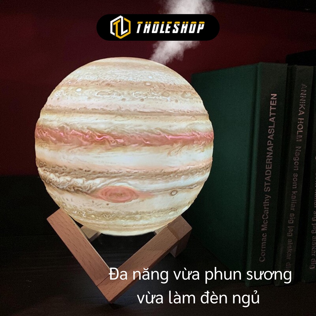 Đèn Ngủ - Máy Xông Tinh Dầu Mặt Trăng Thay Thế Đèn Ngủ, Phun Sương Tạo Độ Ẩm Có Đế 9567