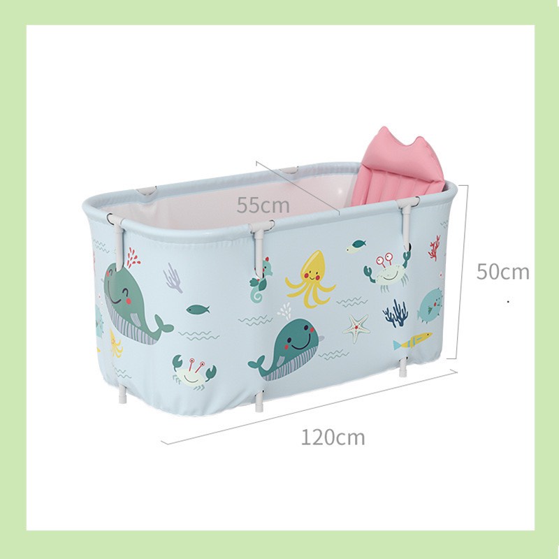 bồn tắm gấp gọn di động cáo cấp tiện dụng, siêu bền size đại 1.4m