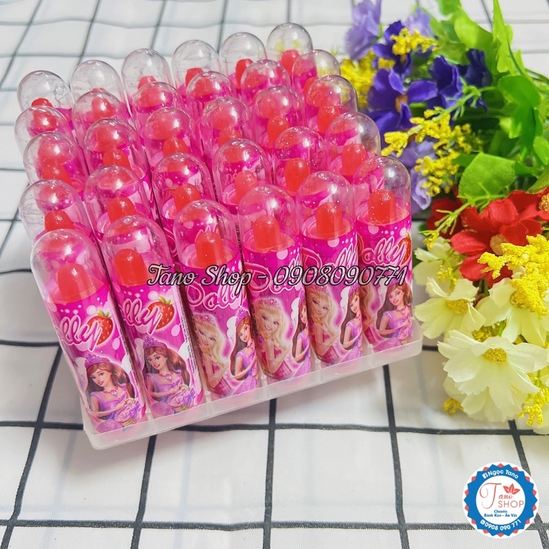 Kẹo son búp bê Barbie cho bé