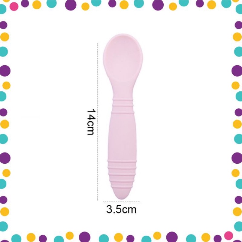 🍒Thìa ăn silicon cho bé phong cách Hàn Quốc cao cấp🍒