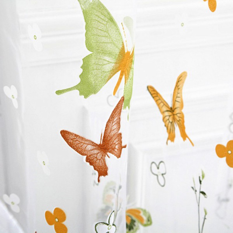 100*200cm Rèm Cửa Hình Bướm, Cửa Sổ Gia Đình