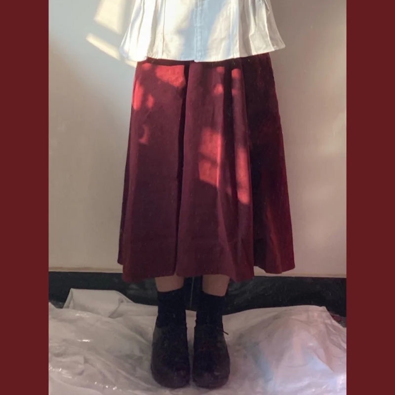 Set áo sweater dáng rộng và chân váy thiết kế phong cách thời trang Hàn Quốc mới xinh xắn cho nữ (Có bán lẻ)