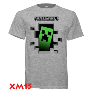 Áo thun Minecraft Creeper inside X.
