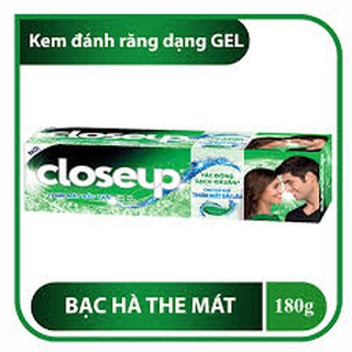 Kem đánh răng Closeup bạc hà thơm mát bất tận 180g
