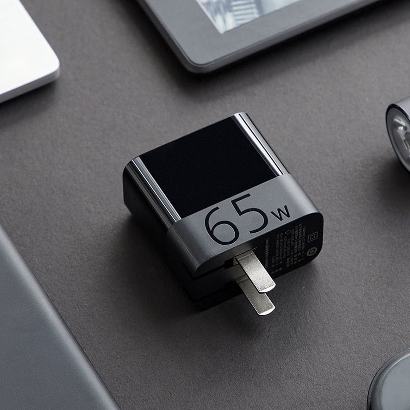 CHÍNH HÃNG  Cốc Củ sạc nhanh Remax U90 siêu nhỏ gọn - Công suất lớn 65W 1 cổng USB Type C