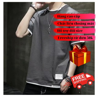 Áo Phông Nam 💟FREESHIP cho đơn 50k💟 Áo Thun Nam Tay Lỡ