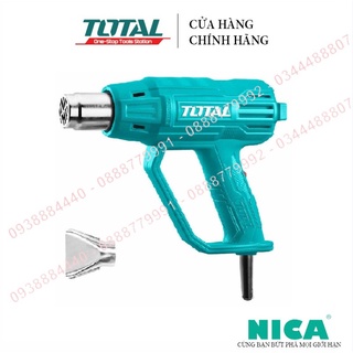 Máy thổi hơi nóng total tb200365 khò nhiệt mini công suất 2000w nhiệt độ 350-550°c, luồng khí 300-500l/phút -thietbilaod