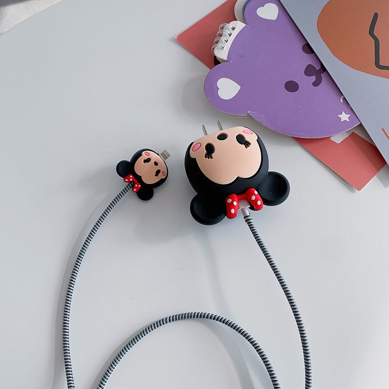 Phụ kiện bảo vệ đầu dây cáp sạc 5W cho Phone 11 7 8 Plus XR