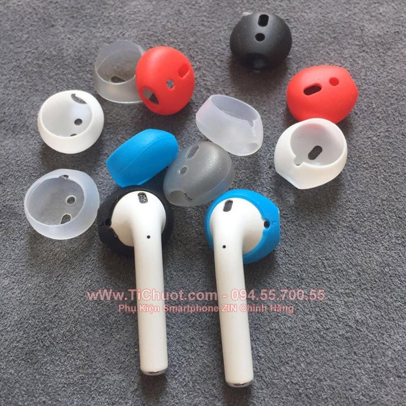 [Loại Dày][KO Gắn AirPods đc] Nút cao su bọc Tai Nghe iPhone EarPods chống rơi