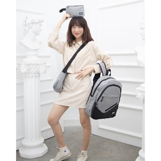 Balo Vải Thời Trang MWC Chống Nước Đựng Laptop Đồ Dùng Cá Nhân Siêu Tiện Ích BALO- 1089