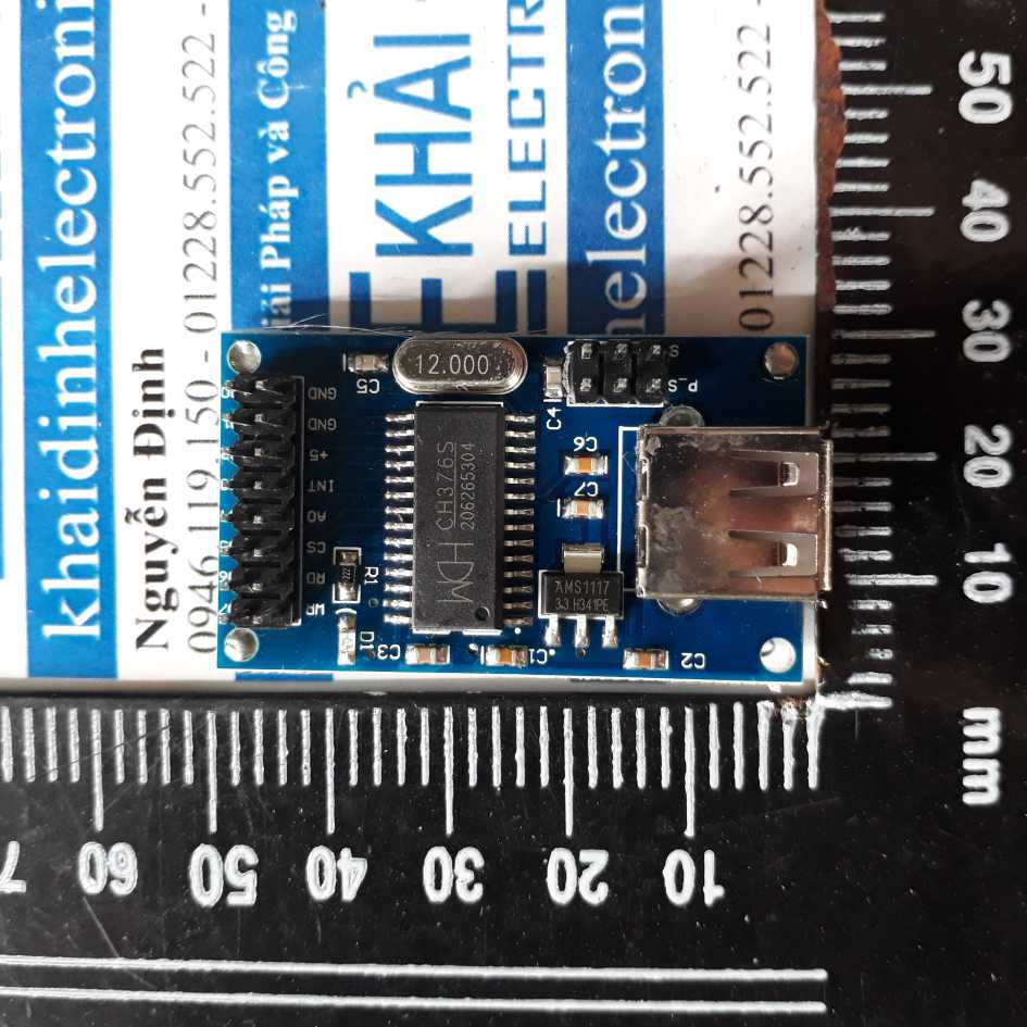 Module USB CH376S Simple, áp: 3.3-6.5V (5V) kde2153