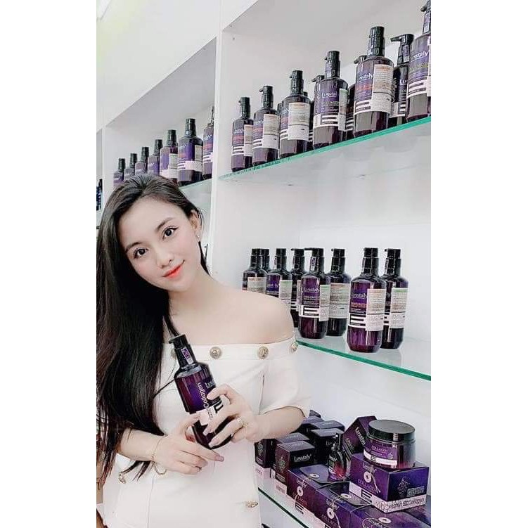 (hàng chính hãng) gội xả lusstaly collagen 500ml