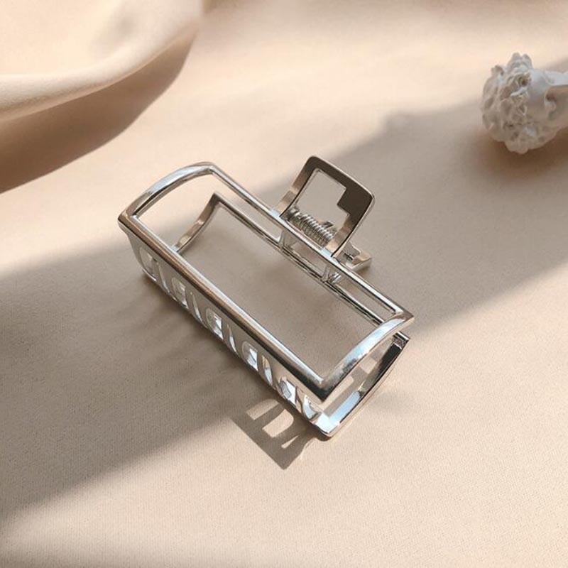 Kẹp Tóc Hợp Kim Thiết Kế Đơn Giản Phong Cách Hàn Quốc