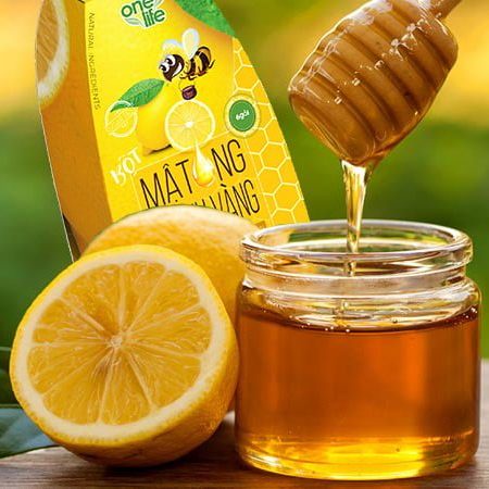 Halal Bột Mật Ong Chanh Vàng ONELIFE Hộp 120gr thơm ngon, nguyên chất