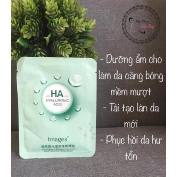 Mặt nạ giấy dưỡng trắng da HA Images dưỡng da cấp ẩm thải độc | BigBuy360 - bigbuy360.vn