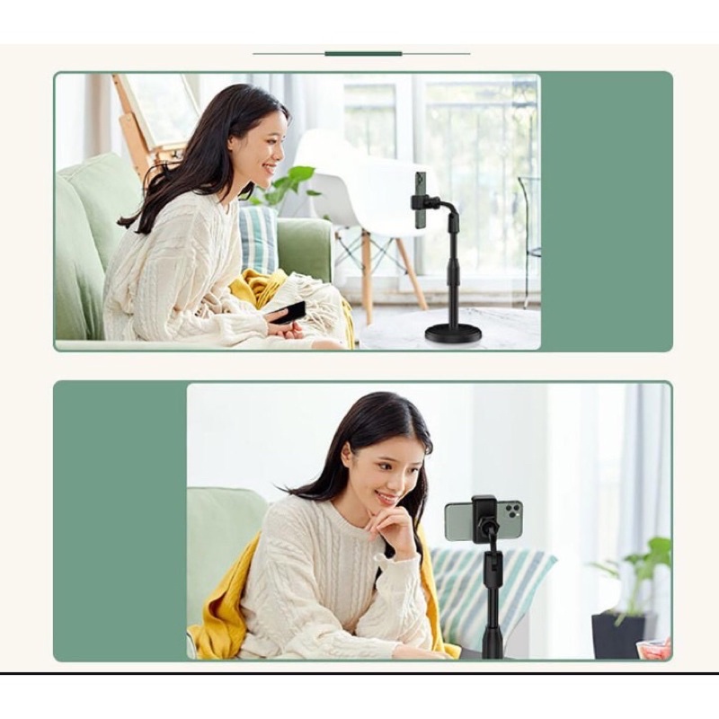 Giá Đỡ Điện Thoại live để bàn kẹp điện thoại Xoay 360
