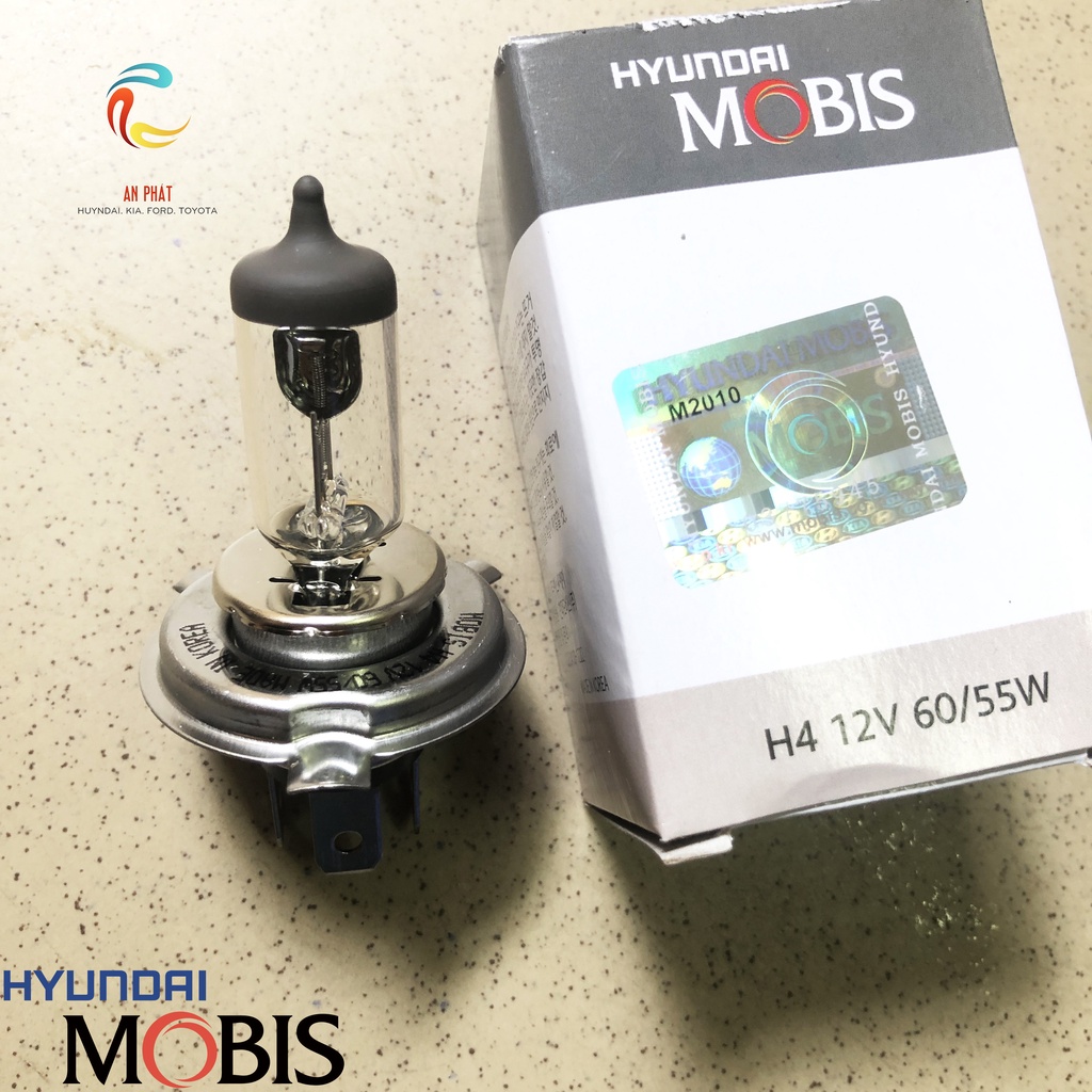 Bóng Đèn H4 12V 60/55W Chính Hãng MOBIS HÀN QUỐC. Dùng cho getz. morning. i10 grand..v.v....