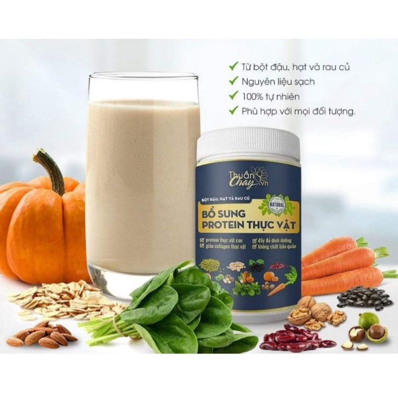 BỘT 4 HẠT 4 ĐẬU 4 RAU CỦ_PRotein thực vật giàu colagen